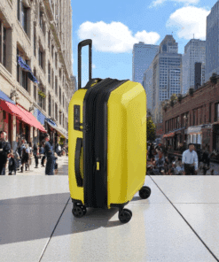 Delsey Anvers Βαλίτσα Καμπίνας Slim 55cm Expandable Κίτρινη