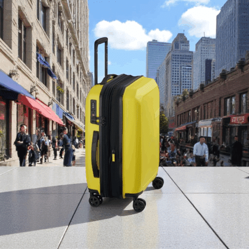 Delsey Anvers Βαλίτσα Καμπίνας Slim 55cm Expandable Κίτρινη