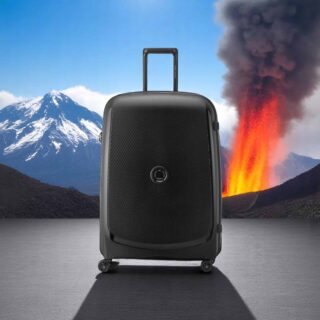 Delsey Belmont Plus Βαλίτσα Μεγάλη Expandable 76cm Μαύρη