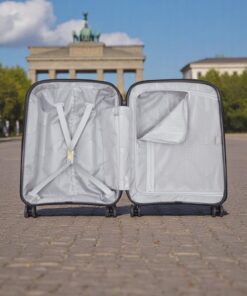 Delsey Belmont Plus Μαύρο Σετ Βαλίτσες 55-70.5-83cm