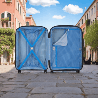 Delsey Anvers Βαλίτσα Μεσαία 64.5cm Expandable Μαύρη