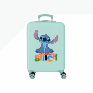 Disney Aloha Stich Παιδική Βαλίτσα Καμπίνας Slim 55cm