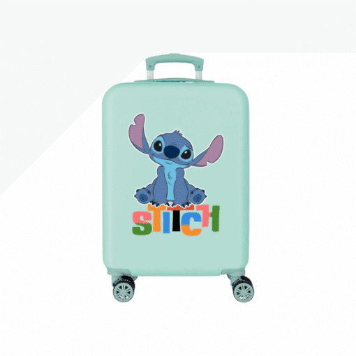 Disney Aloha Stich Παιδική Βαλίτσα Καμπίνας Slim 55cm