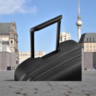 Delsey Belmont Plus Μαύρο Σετ Βαλίτσες 55-70.5-83cm