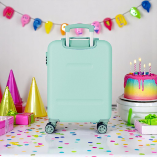 Disney Aloha Stich Παιδική Βαλίτσα Καμπίνας Slim 55cm