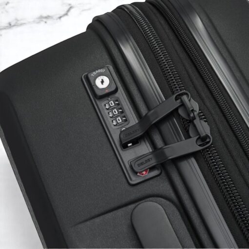 Delsey Belmont Plus Βαλίτσα Μεγάλη Expandable 76cm Μαύρη