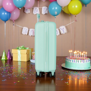 Disney Aloha Stich Παιδική Βαλίτσα Καμπίνας Slim 55cm