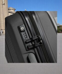 Delsey Belmont Plus Μαύρο Σετ Βαλίτσες 55-70.5-83cm