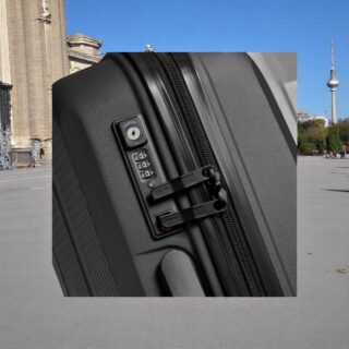 Delsey Belmont Plus Μαύρο Σετ Βαλίτσες 55-70.5-83cm