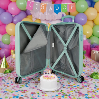 Disney Aloha Stich Παιδική Βαλίτσα Καμπίνας Slim 55cm