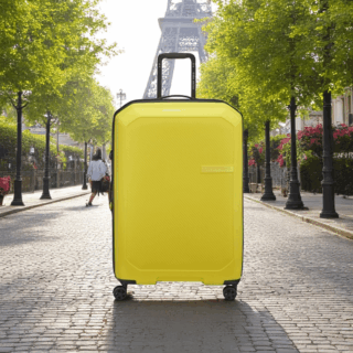 Delsey Anvers Βαλίτσα Μεγάλη 75.5cm Expandable Κίτρινη