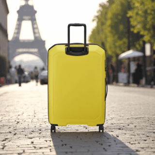 Delsey Anvers Βαλίτσα Μεγάλη 75.5cm Expandable Κίτρινη