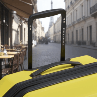 Delsey Anvers Βαλίτσα Μεγάλη 75.5cm Expandable Κίτρινη