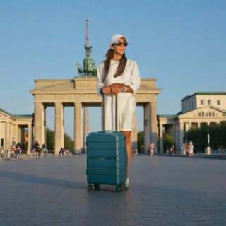 Βαλίτσα Καμπίνας Πετρόλ Cardinal 2016Plus με Αποσπόμενα Ροδάκια