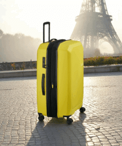 Delsey Anvers Βαλίτσα Μεγάλη 75.5cm Expandable Κίτρινη