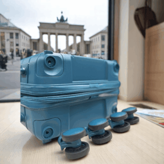 Βαλίτσα Καμπίνας Πετρόλ Cardinal 2016Plus με Αποσπόμενα Ροδάκια