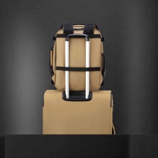 Delsey Σακίδιο Πλάτης Ταξιδίου Maubert 24lt Beige