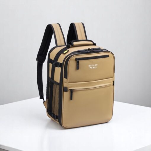 Delsey Σακίδιο Πλάτης Ταξιδίου Maubert 24lt Beige