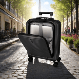 Movom Dayton Βαλίτσα Καμπίνας Slim 55cm Μαύρη