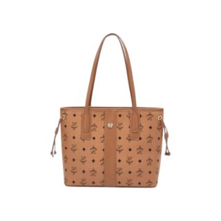 Foxer 9158130F Τσάντα Γυναικεία Καφέ Χιαστί Χειρός PVC