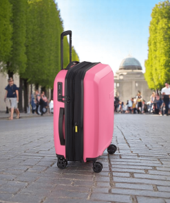 Delsey Anvers Βαλίτσα Καμπίνας Slim 55cm Expandable Ροζ