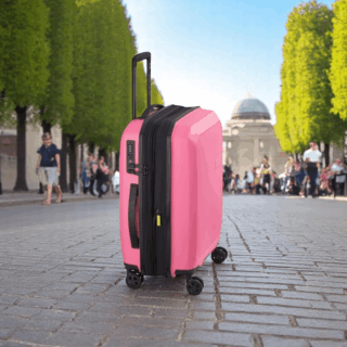 Delsey Anvers Βαλίτσα Καμπίνας Slim 55cm Expandable Ροζ