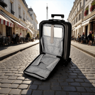 Movom Dayton Βαλίτσα Καμπίνας Slim 55cm Μαύρη