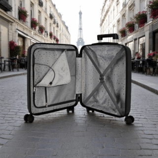 Movom Dayton Βαλίτσα Καμπίνας Slim 55cm Μαύρη