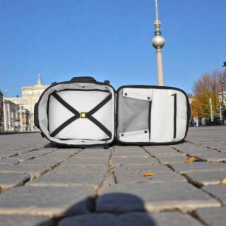 Delsey Σακίδιο Πλάτης Ταξιδίου Maubert 24lt Μαύρο