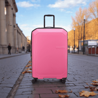 Delsey Anvers Βαλίτσα Μεγάλη 75.5cm Expandable Ροζ