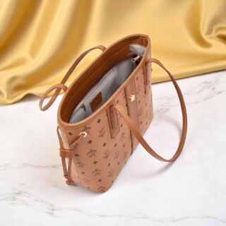 Foxer 9158130F Τσάντα Γυναικεία Καφέ Χιαστί Χειρός PVC