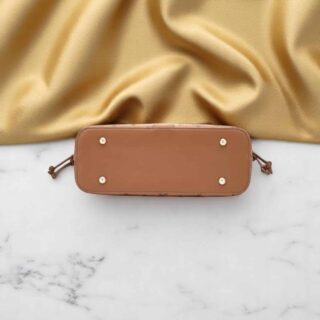 Foxer 9158130F Τσάντα Γυναικεία Καφέ Χιαστί Χειρός PVC