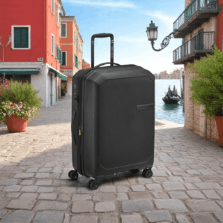 Delsey Anvers Βαλίτσα Μεσαία 64.5cm Expandable Μαύρη