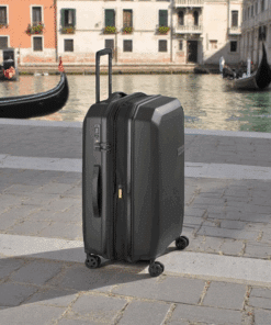 Delsey Anvers Βαλίτσα Μεσαία 64.5cm Expandable Μαύρη