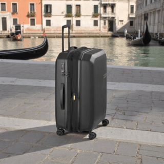 Delsey Anvers Βαλίτσα Μεσαία 64.5cm Expandable Μαύρη