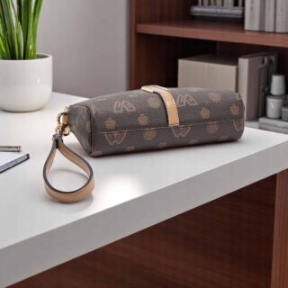 Foxer 9158064F Τσάντα Γυναικεία Καφέ Χιαστί PVC