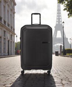 Delsey Anvers Βαλίτσα Μεγάλη 75.5cm Expandable Μαύρη