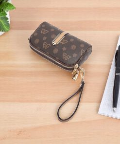 Foxer 9158064F Τσάντα Γυναικεία Καφέ Χιαστί PVC