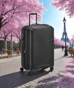 Delsey Anvers Βαλίτσα Μεγάλη 75.5cm Expandable Μαύρη