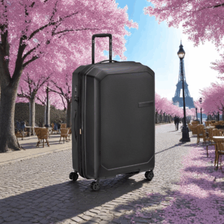 Delsey Anvers Βαλίτσα Μεγάλη 75.5cm Expandable Μαύρη