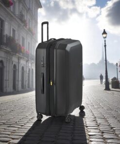 Delsey Anvers Βαλίτσα Μεγάλη 75.5cm Expandable Μαύρη