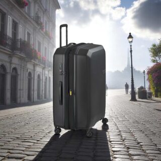 Delsey Anvers Βαλίτσα Μεγάλη 75.5cm Expandable Μαύρη