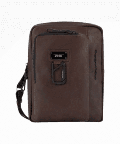 piquadro τσαντάκι ώμου harper dark brown