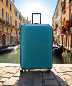 Delsey Anvers Βαλίτσα Μεγάλη 75.5cm Expandable Teal Blue