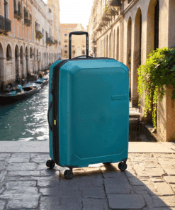 Delsey Anvers Βαλίτσα Μεγάλη 75.5cm Expandable Teal Blue