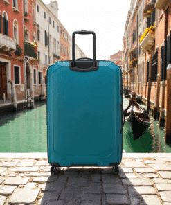 Delsey Anvers Βαλίτσα Μεγάλη 75.5cm Expandable Teal Blue