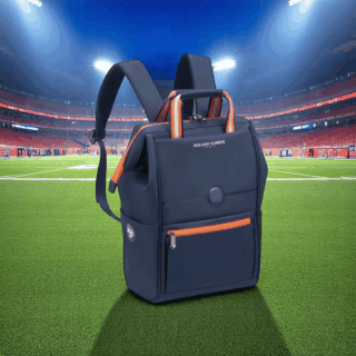 delsey roland garros σακίδιο turenne navy blue για laptop 14