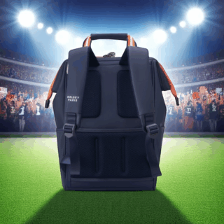 delsey roland garros σακίδιο turenne navy blue για laptop 14