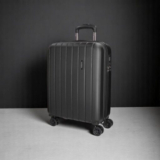 Movom Wood Σετ Βαλίτσες 55-65-75cm Μαύρες