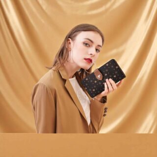 Foxer 2161013F Πορτοφόλι Γυναικείο Καφέ PVC